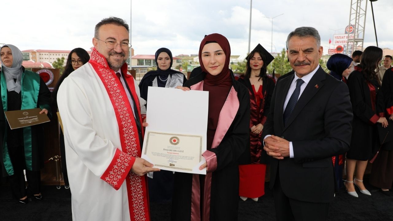 Yozgat Bozok Üniversitesi Mezunları Kep Attı-1