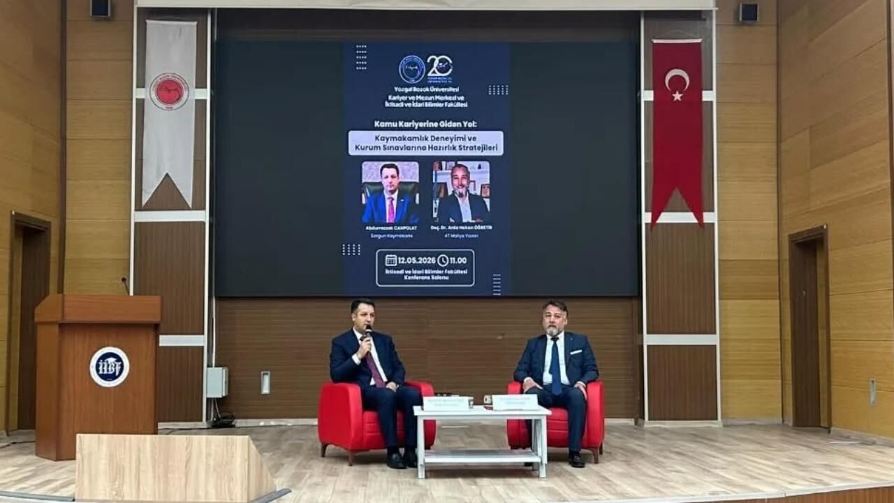 Yozgat Bozok Üniversitesi'nde Kaymakam Canpolat'tan Altın Değerinde Tavsiyeler (1)