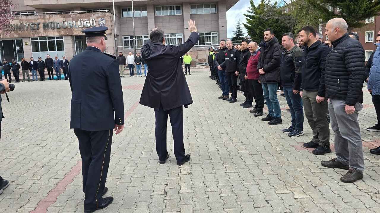 Yozgat Emniyetinde Veda Zamanı Necmettin Koç Konya’ya Uğurlandı (3)