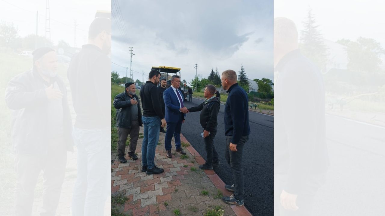 Yozgat'ı Tokat'a Bağlayan Yolda Yapılan Çalışma Dikkat Çekiyor (1)