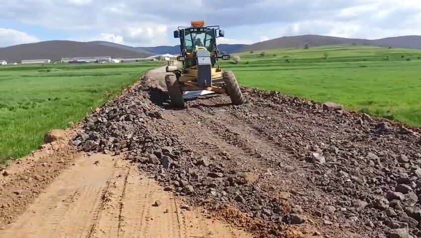 Yozgat'ın Köylerinde Altyapı Çalışması Sürüyor