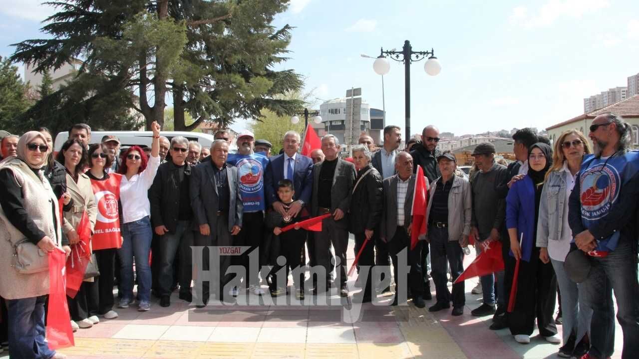 Yozgat'ta 1 Mayıs Emek Ve Dayanışma Günü Yürüyüşü Gerçekleştirildi (4)