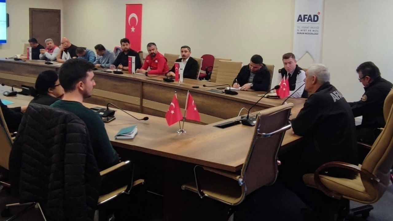 Yozgat'ta Afet Yönetimi Masaya Yatırıldı Müdahale Kapasitesi En Üst Seviyede! (1)