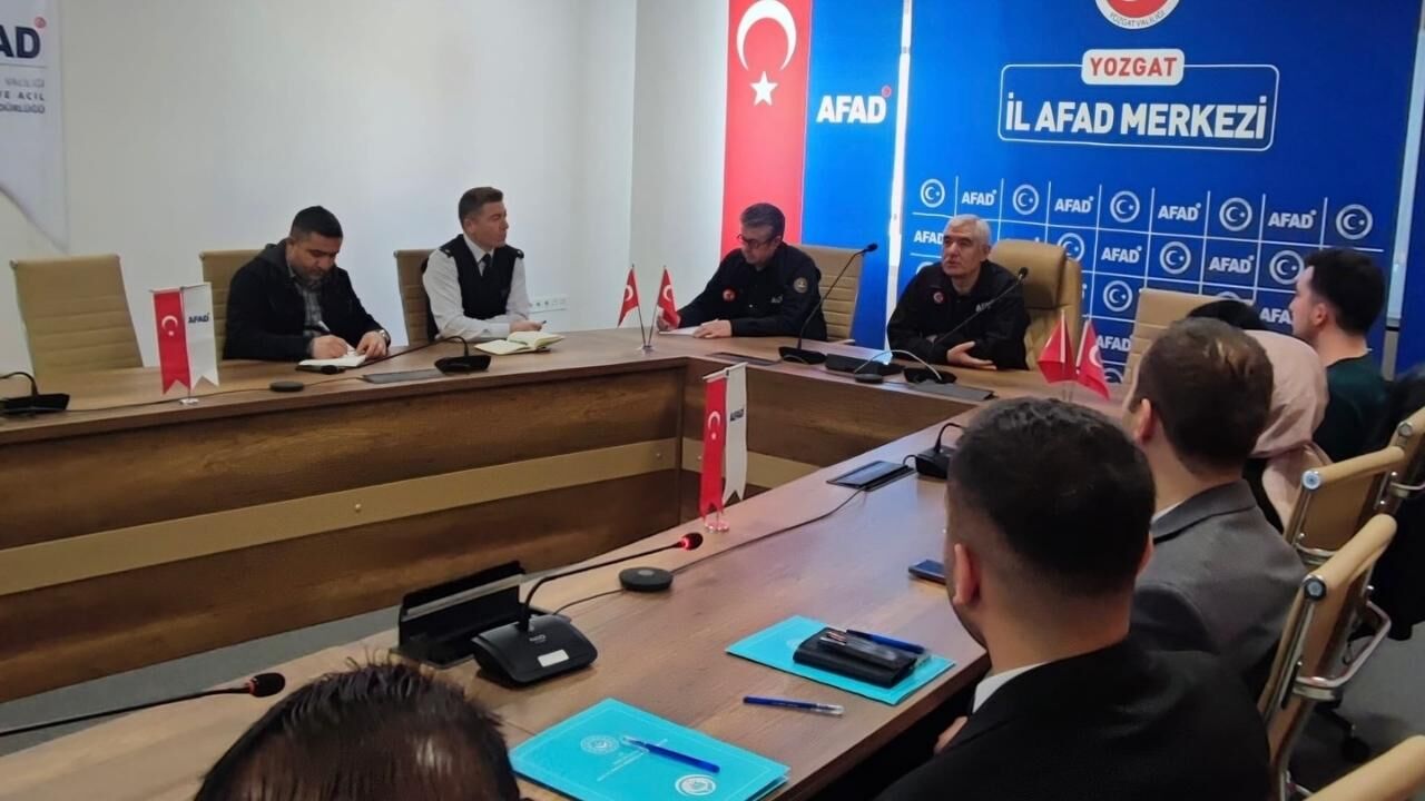Yozgat'ta Afet Yönetimi Masaya Yatırıldı Müdahale Kapasitesi En Üst Seviyede! (2)