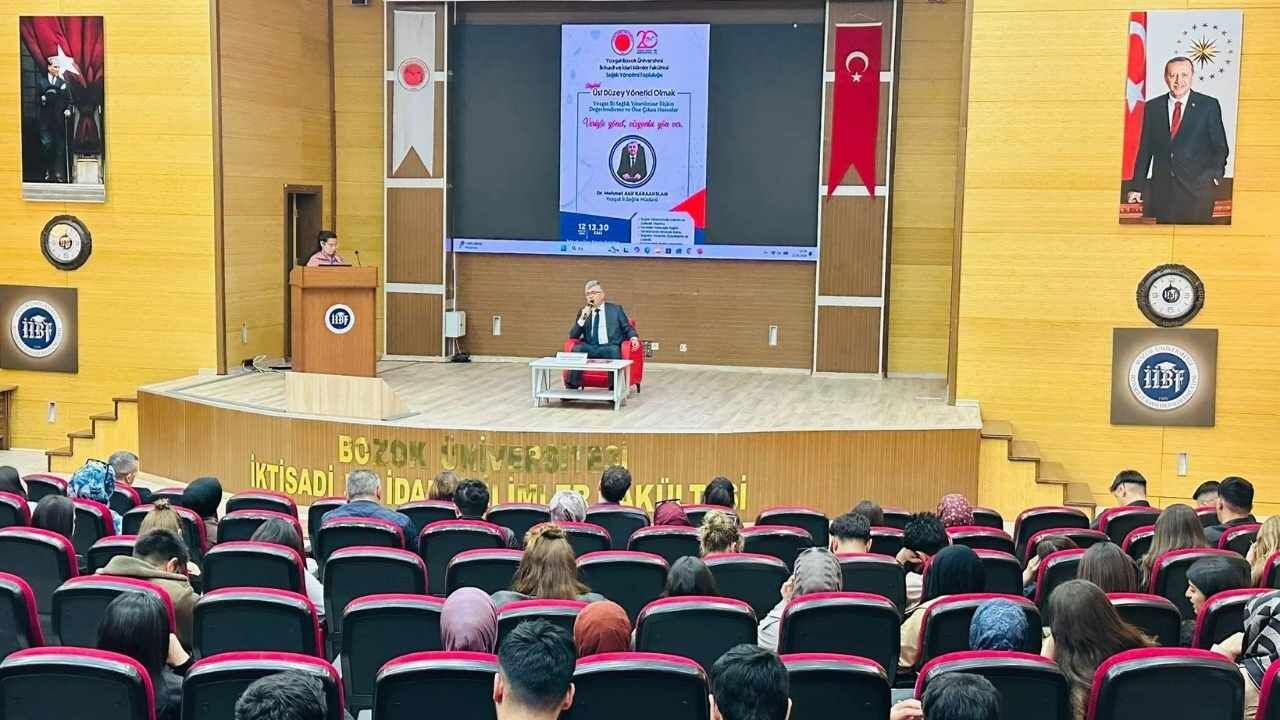 Yozgat’ta Geleceğin Sağlık Yöneticilerine Dr. Karaarslan’dan Altın Tavsiyeler (5)