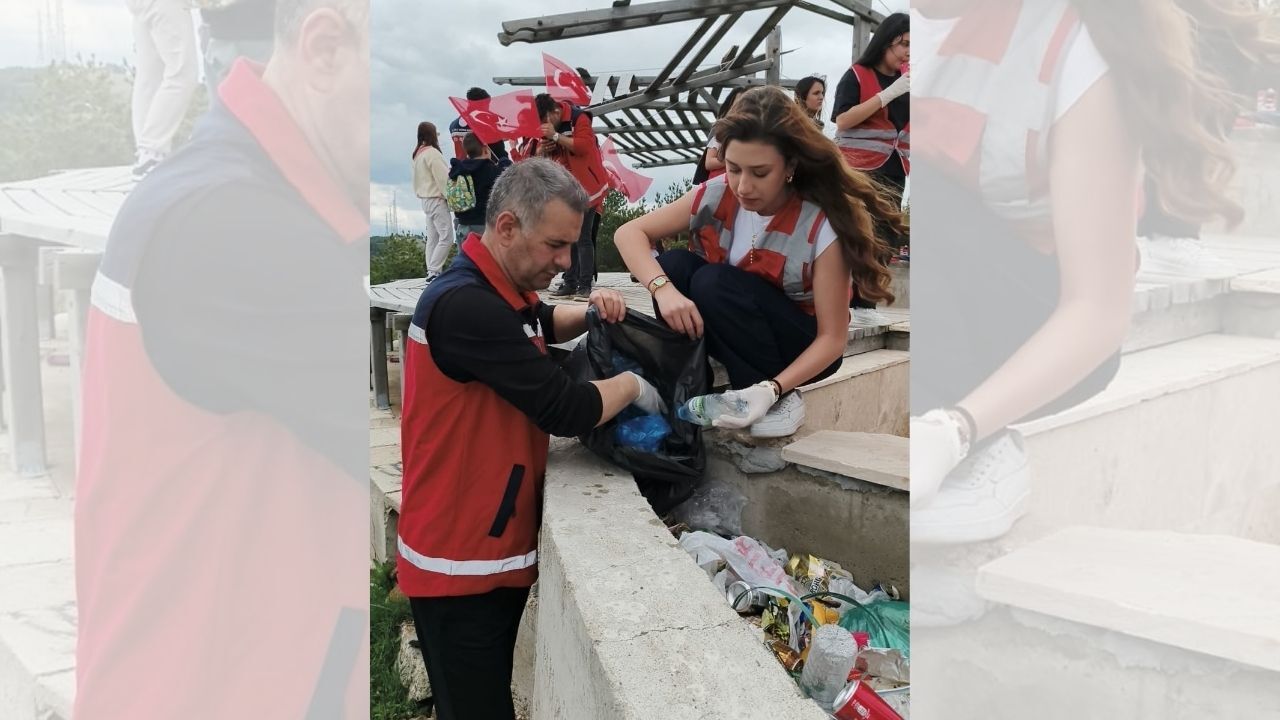 Yozgat'ta Gençler Doğayı Temizledi-1