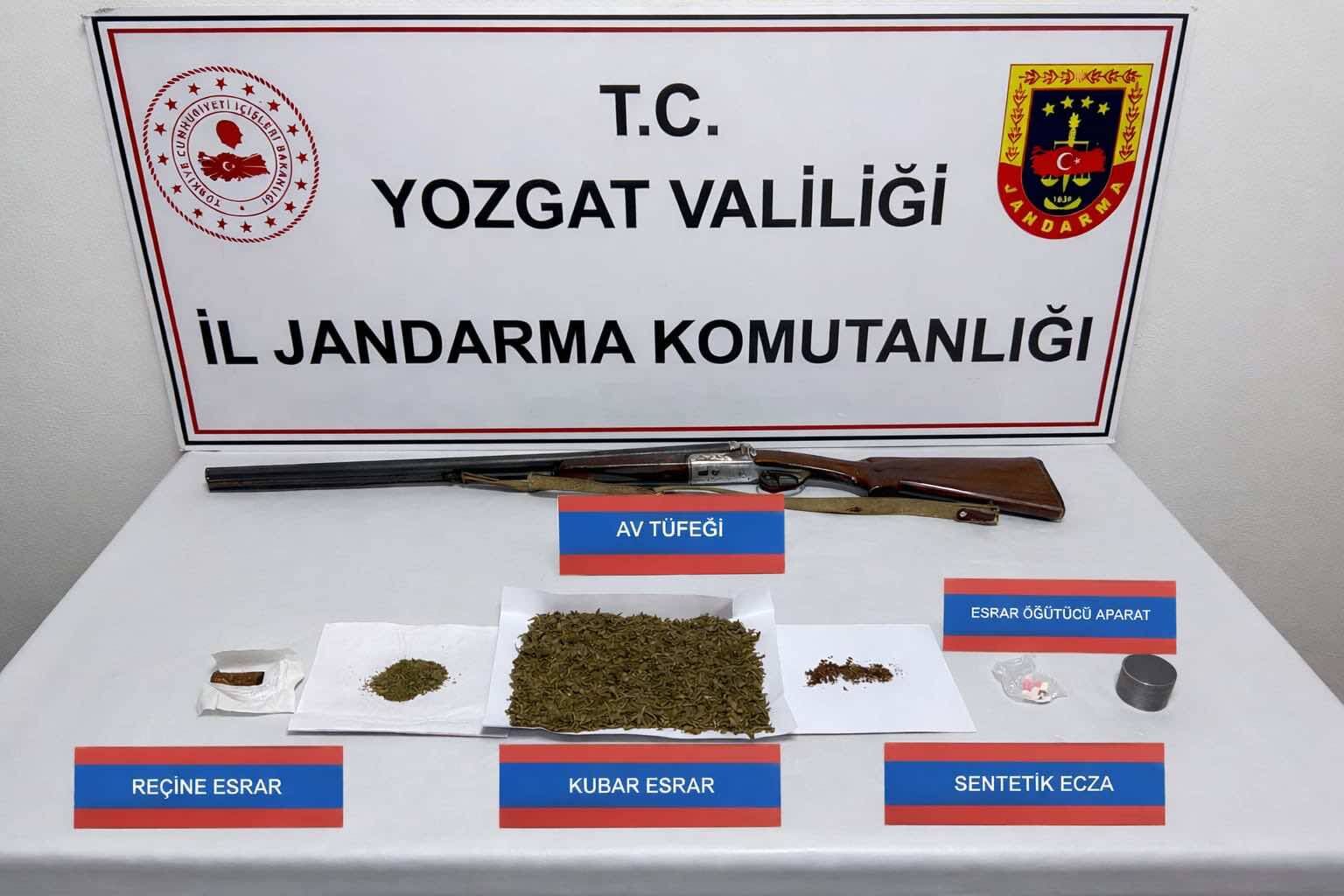 Yozgat'ta Jandarmanın Baskın Yaptığı Evde Çıkanlar Şok Etti