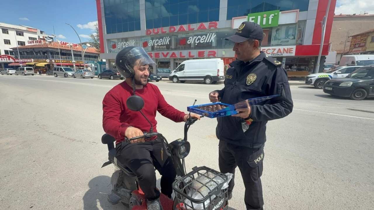 Yozgat'ta Kask Kullanımı Şaşırttı Emniyet Sahada! (2)