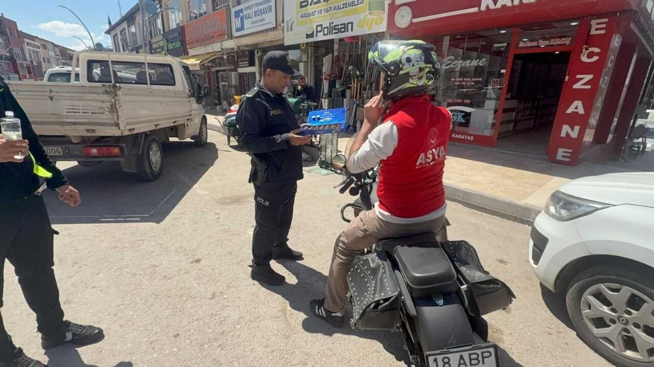 Yozgat'ta Kask Kullanımı Şaşırttı Emniyet Sahada! (3)