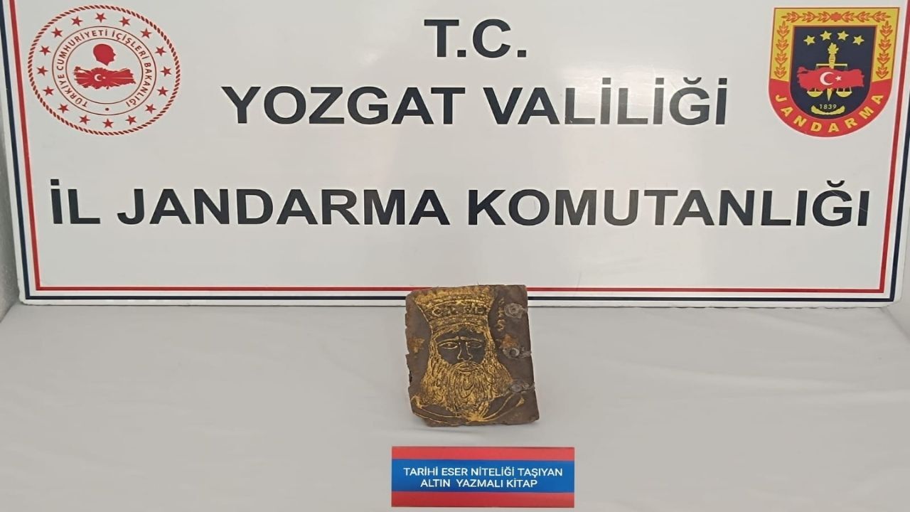Yozgat’ta Kültür Kaçakçılığına Darbe! 13 Sayfalık Gizemli Eser Ele Geçirildi