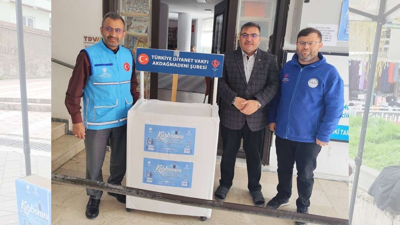 Yozgat'ta Vekaletle Kurban Bağış Standı Açıldı (1)