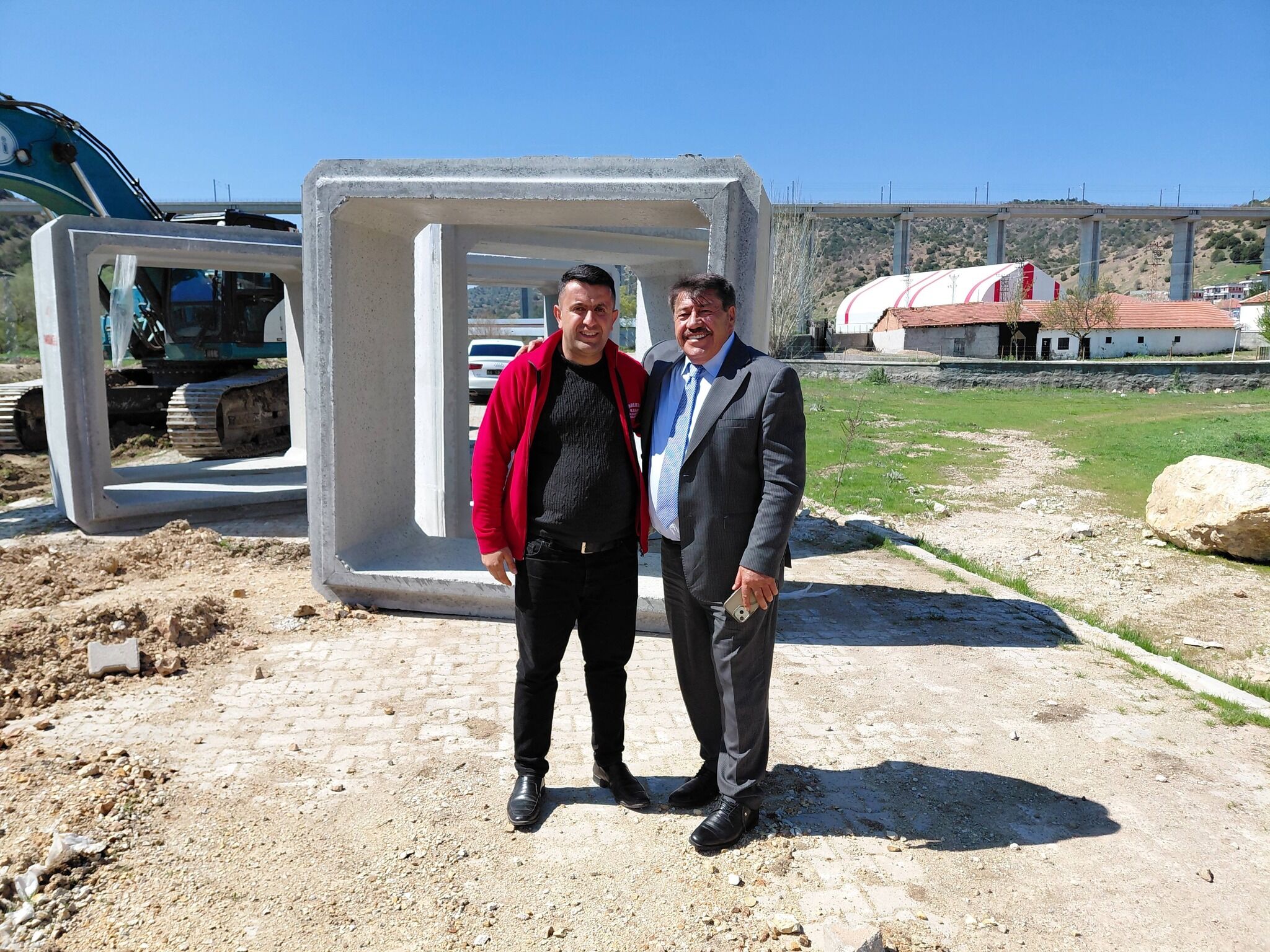 Yozgat'ta Yıkılan Köprü İçin Çalışmalar Başlatıldı1