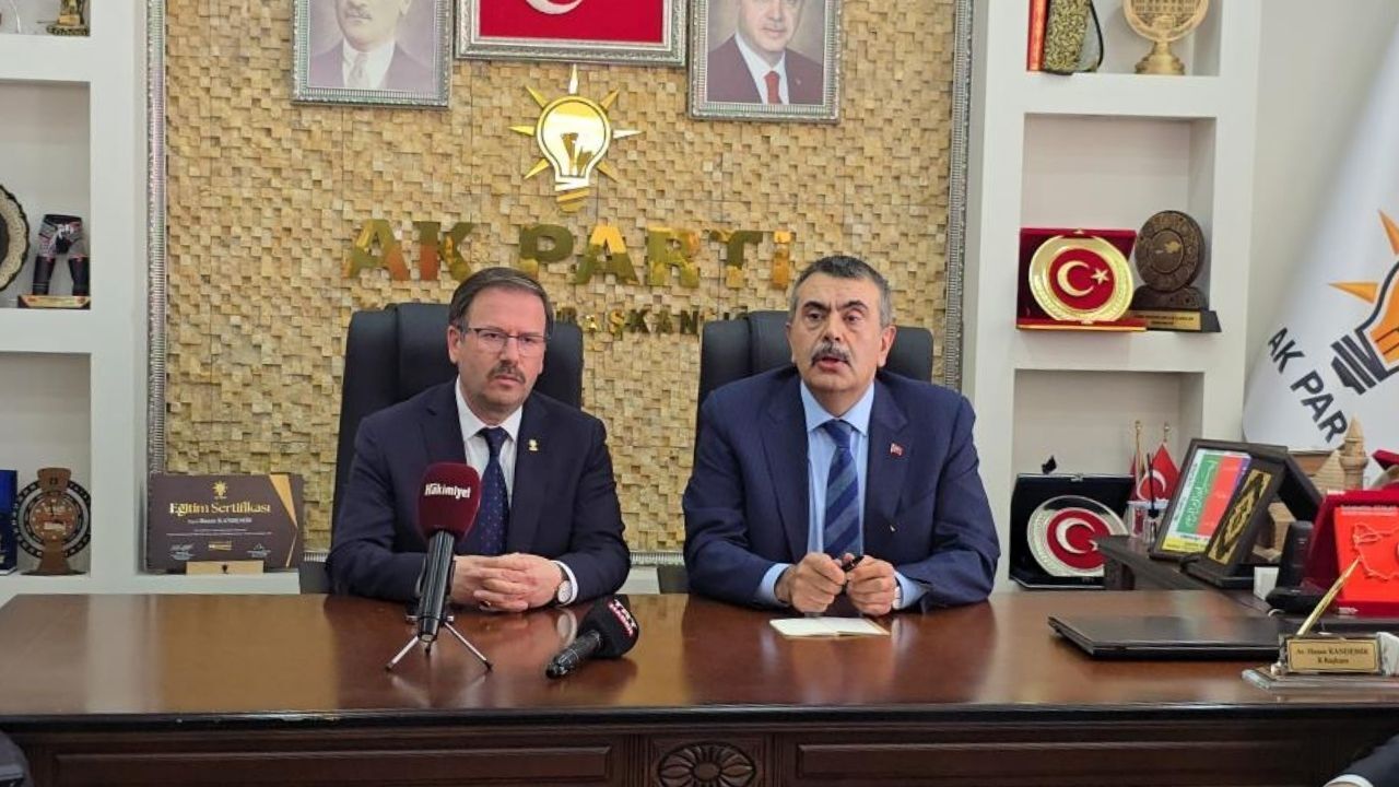 Bakan Tekin Yozgat'ta Açıkladı Derslik Başına Düşen Öğrenci Sayısı 20’Lere Düştü (1)