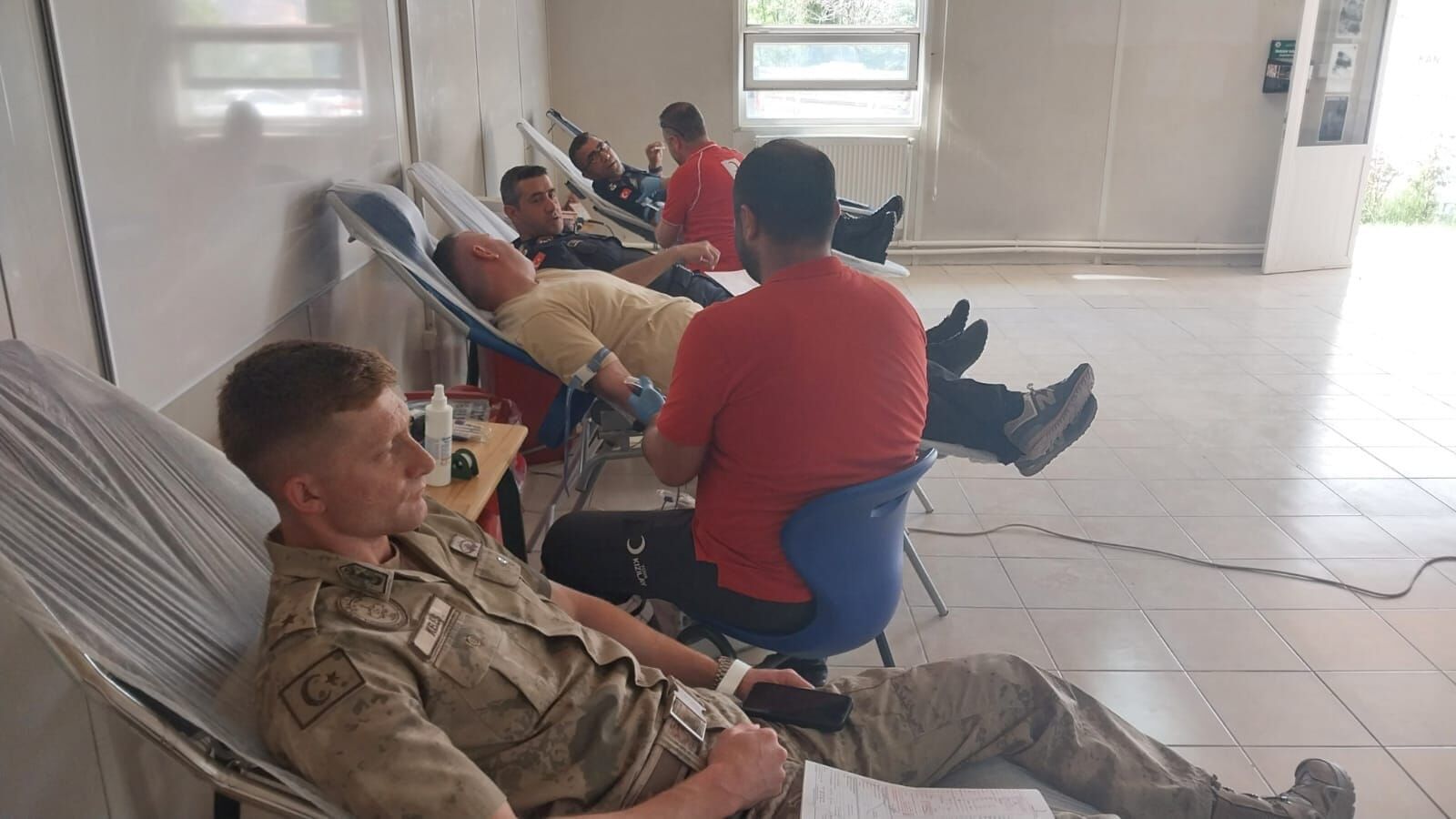 Jandarmadan Hayat Kurtaran Destek! Yozgat'ta Kızılay İçin Kan Bağışı Yapıldı