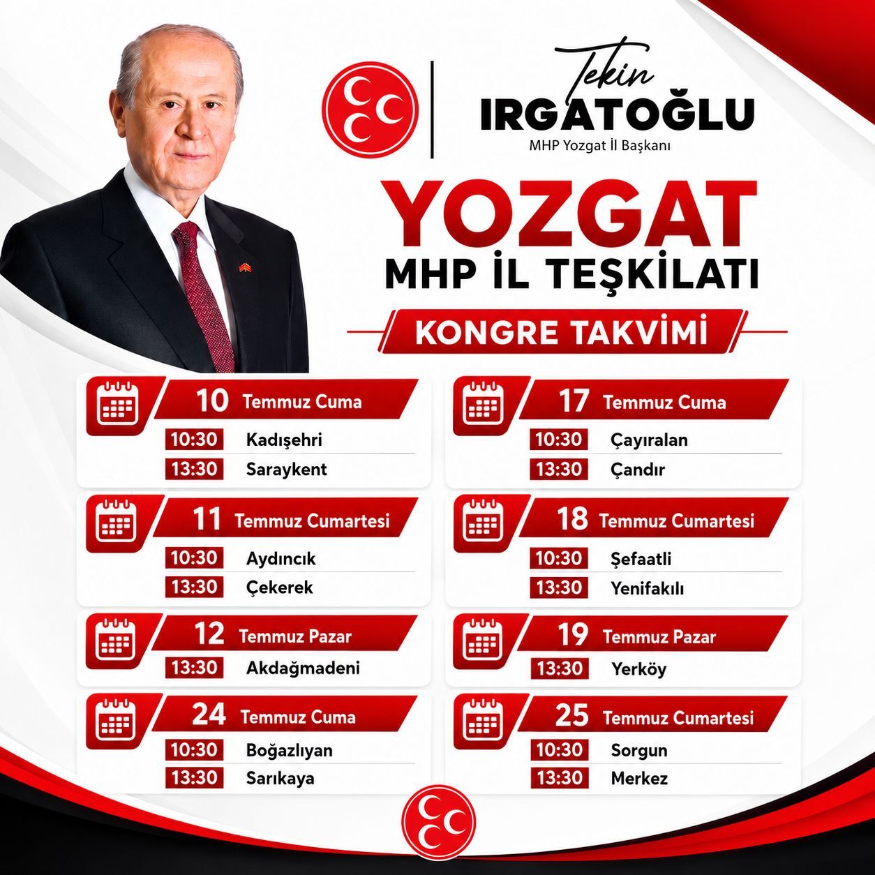 Mhp’de Kongre Heyecanı 10 Temmuz’da Başlıyor1