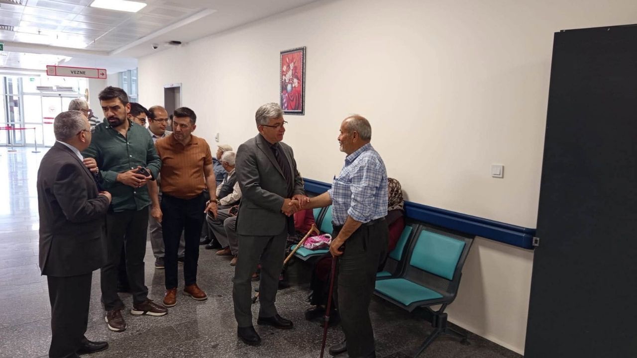 Yozgat İl Sağlık Müdürü Karaarslan'dan Yerköy Devlet Hastanesi'ne Ziyaret (2)