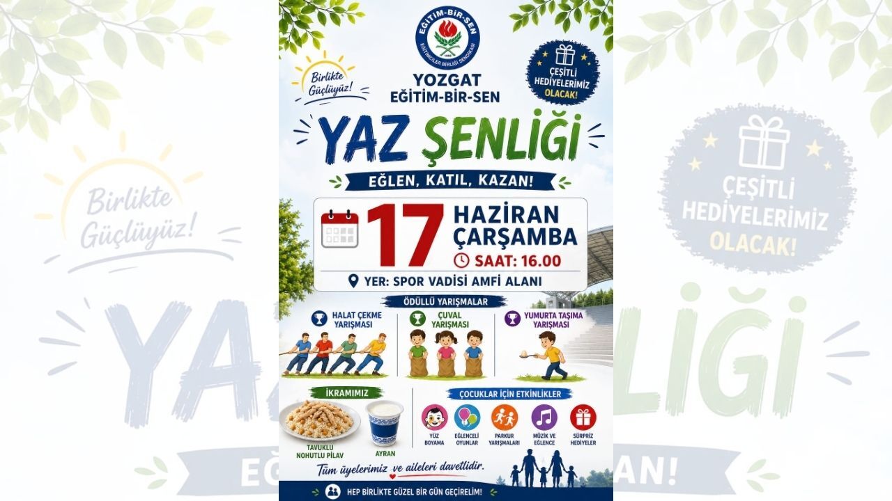 Yozgat Yaz Şenliği Yarın Spor Vadisi'nde Gerçekleşecek (3)