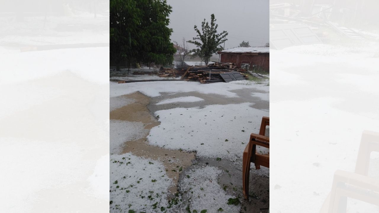 Yozgat'ın Köylerinde Yaşanan Dolu Afetinin Tablosu İçler Acısı (2)