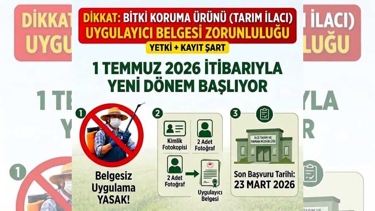 Yozgatlı Çiftçilere 1 Temmuz Uyarısı Belgesi Olmayana İlaç Yok! (2)