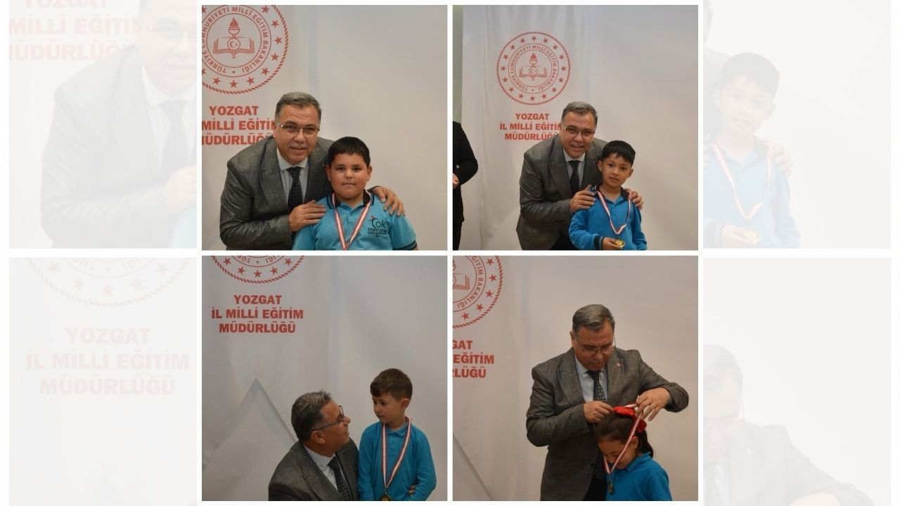 Yozgat'ta Başarılı Öğrenciler Ödüllerine Kavuştu (1)