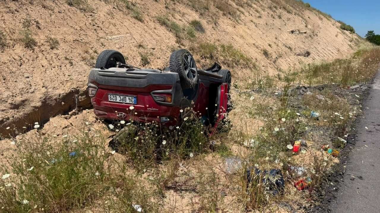 Yozgat'ta Direksiyon Hakimiyeti Kayboldu Yol Kenarında Can Pazarı! (1)