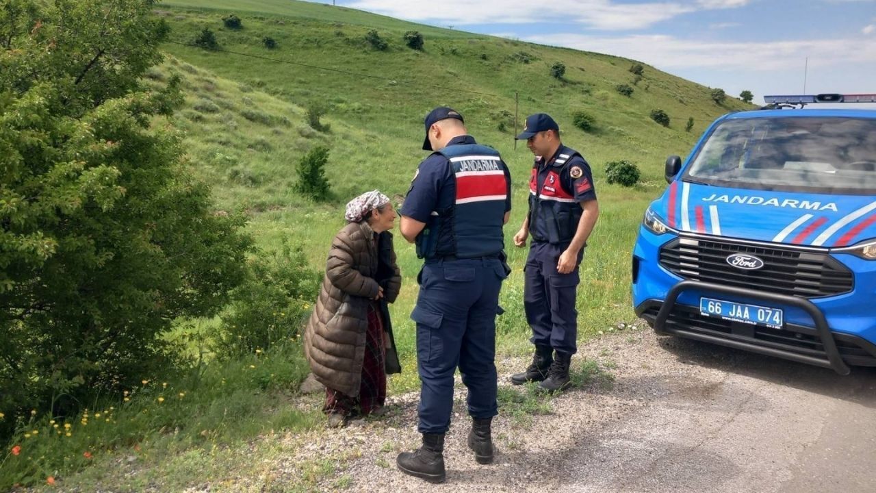 Yozgat'ta Kaybolan Zihinsel Engelli Kadını Jandarma Buldu (1)