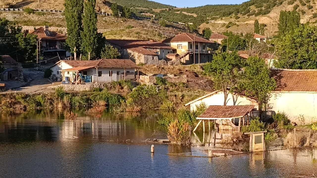 Yozgat'ta Korkutan Manzara! Baraj Taştı, Köyü Yılanlar Bastı (3)