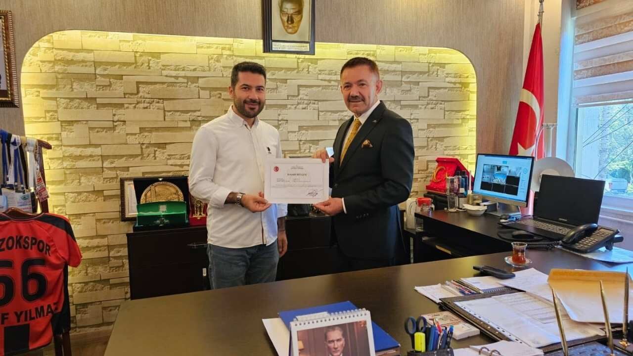 Yozgat'ta Sahanın Aslanlarına Başları Belgesi Verildi (1)
