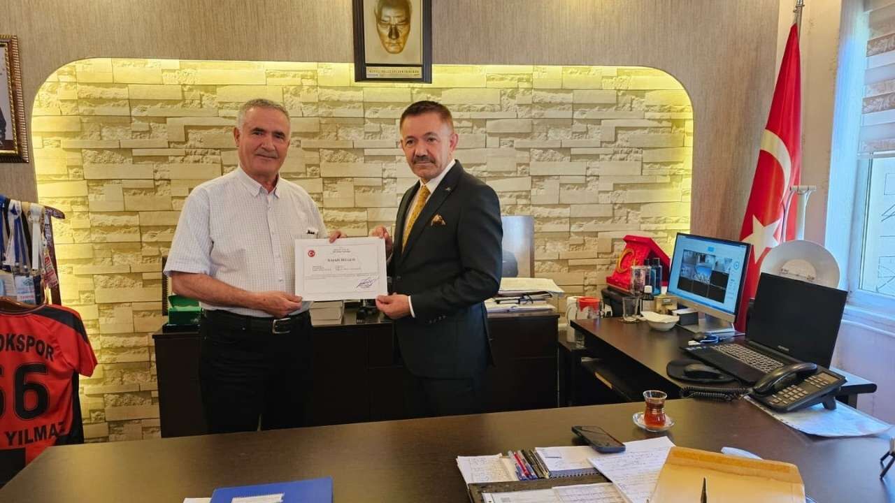 Yozgat'ta Sahanın Aslanlarına Başları Belgesi Verildi (2)