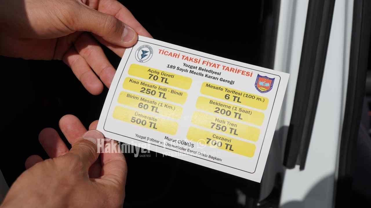 Yozgat’ta Taksiciler Yeni Tarifeden Memnun (4)