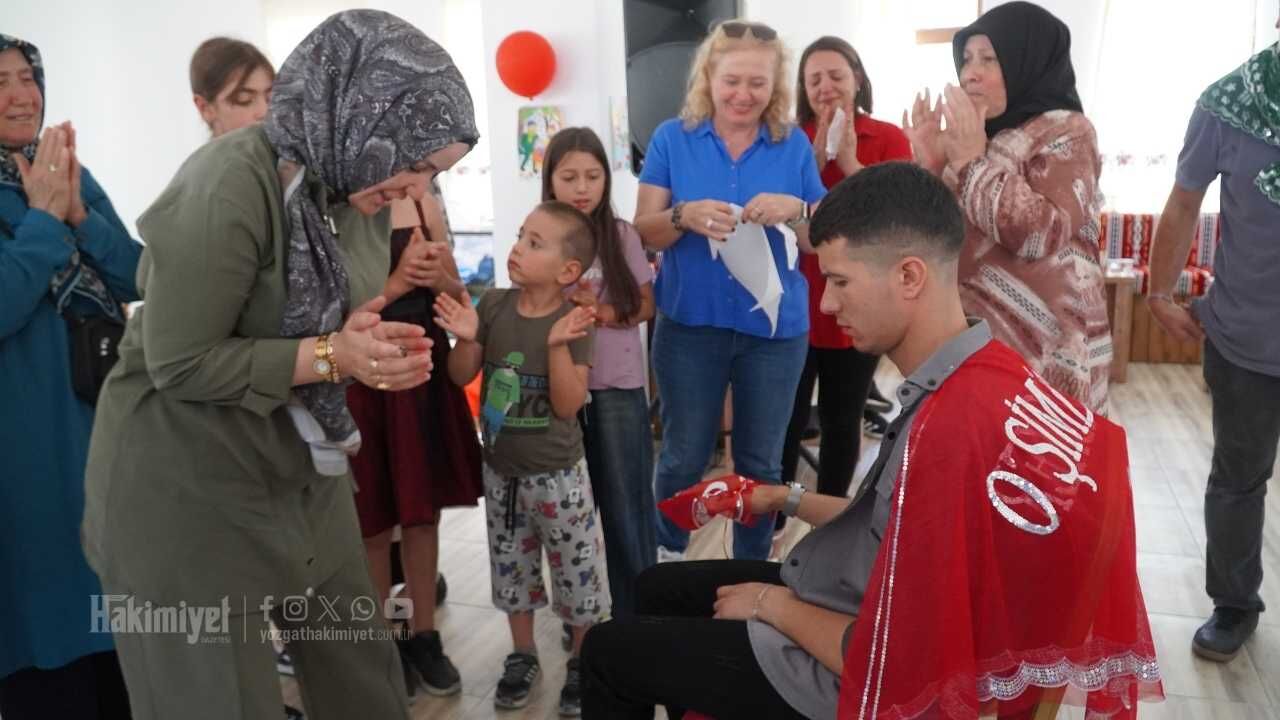 Abisine Özenen Otizmli Kerem'in Askerlik Hayali Yozgat'ta Gerçek Oldu (3)