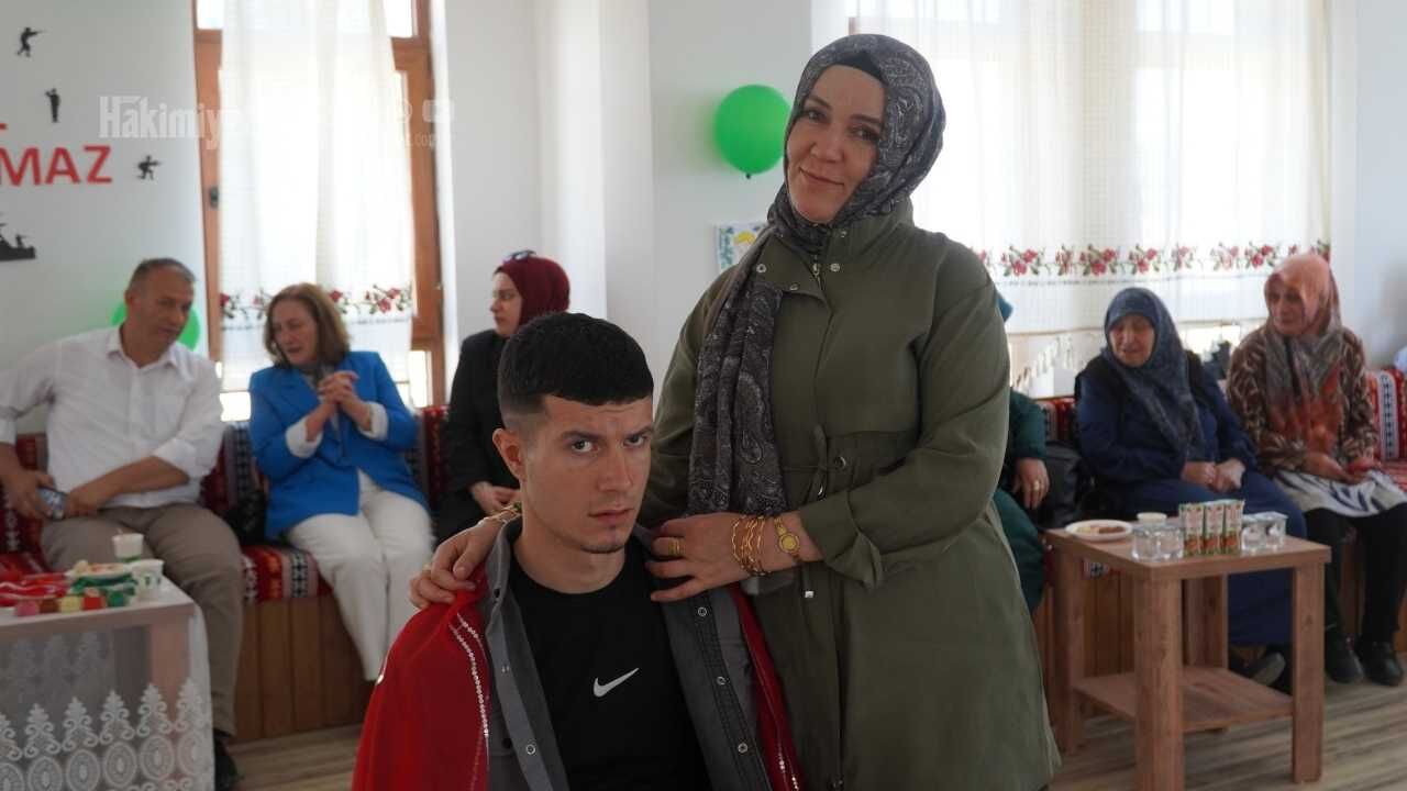 Abisine Özenen Otizmli Kerem'in Askerlik Hayali Yozgat'ta Gerçek Oldu (5)