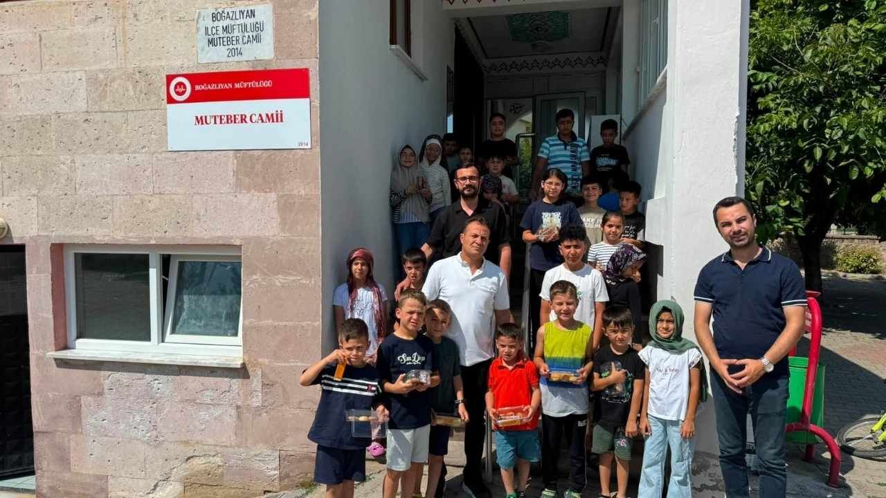 Boğazlıyan Belediyesi Yaz Kuran Kursu Öğrencilerine İkramda Bulundu