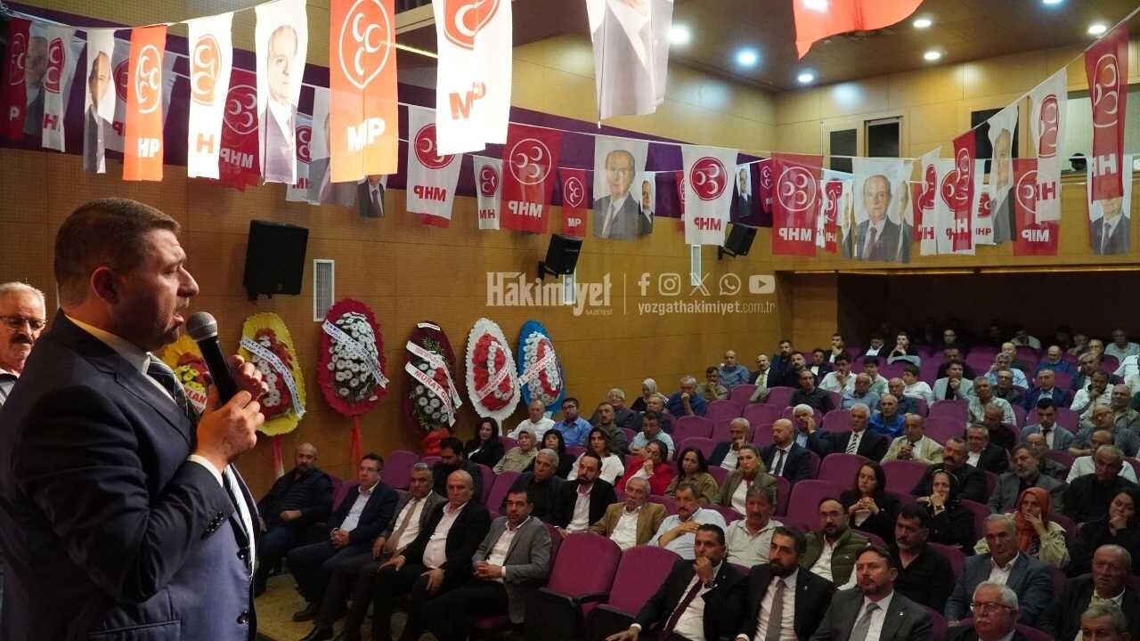 Mhp Yozgat Merkez İlçe Kongresi'nde Adem Kızılay Güven Tazeledi (1)
