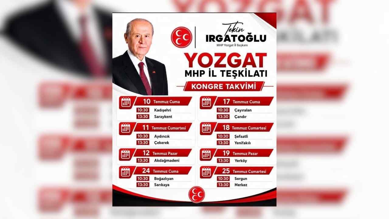 Mhp'de Gözler Yozgat'ta İlk Kongre Bu Hafta Başlıyor (2)