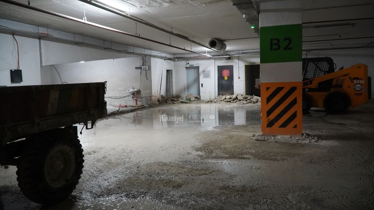 Yozgat Belediyesi Kapalı Otopark Bakım Onarım Çalışmaları Devam Ediyor (5)