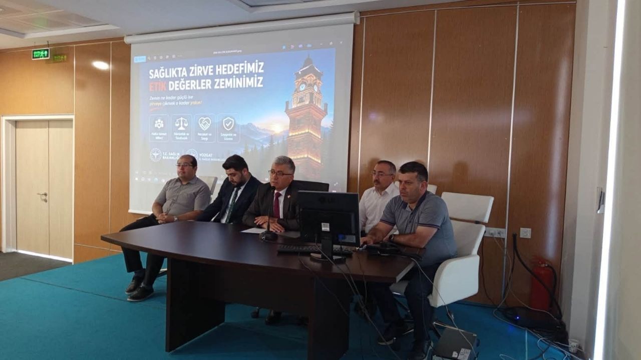Yozgat İl Sağlık Müdürlüğünde Kurumsallaşma Toplantısı Düzenlendi