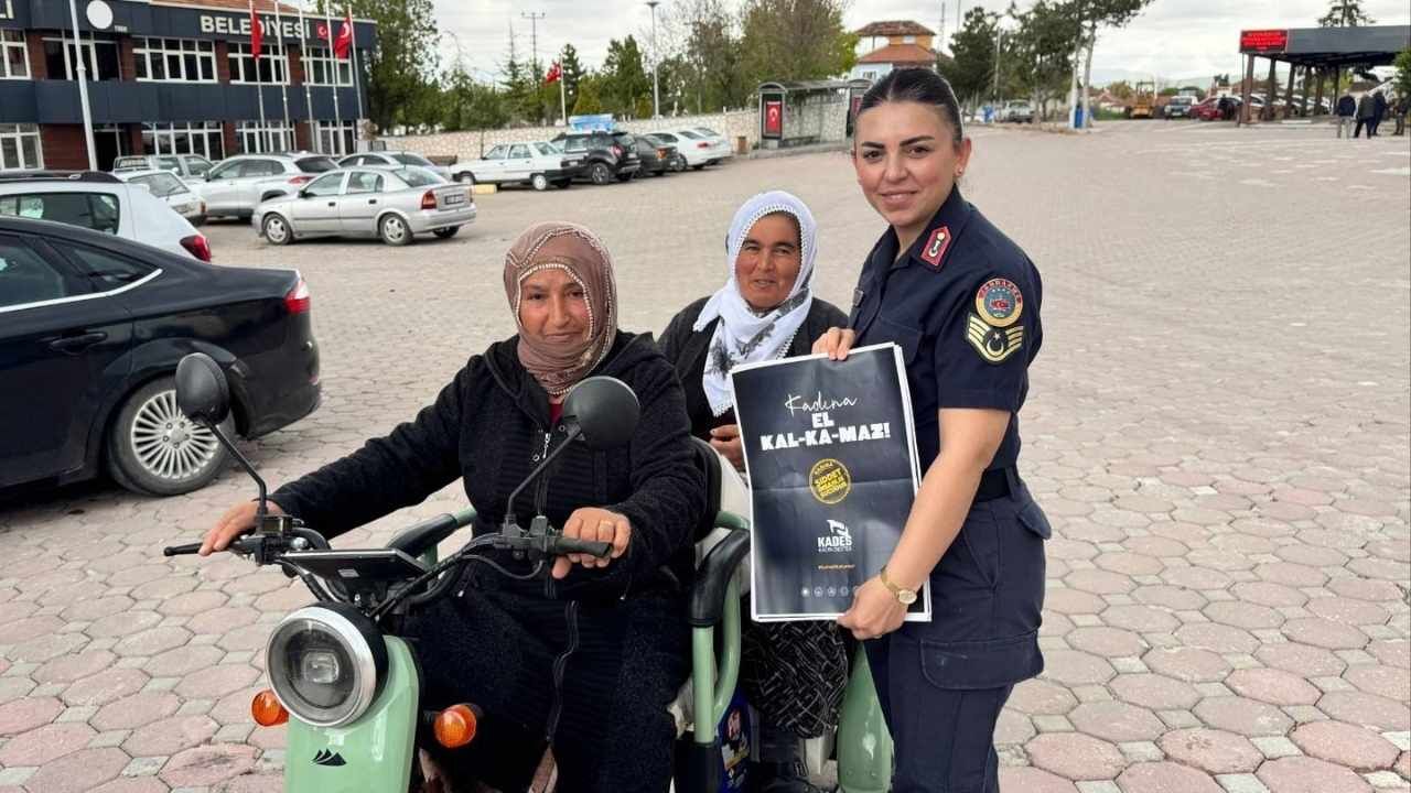 Yozgat Jandarması Kadına Yönelik Şiddete Karşı Sahada (1)