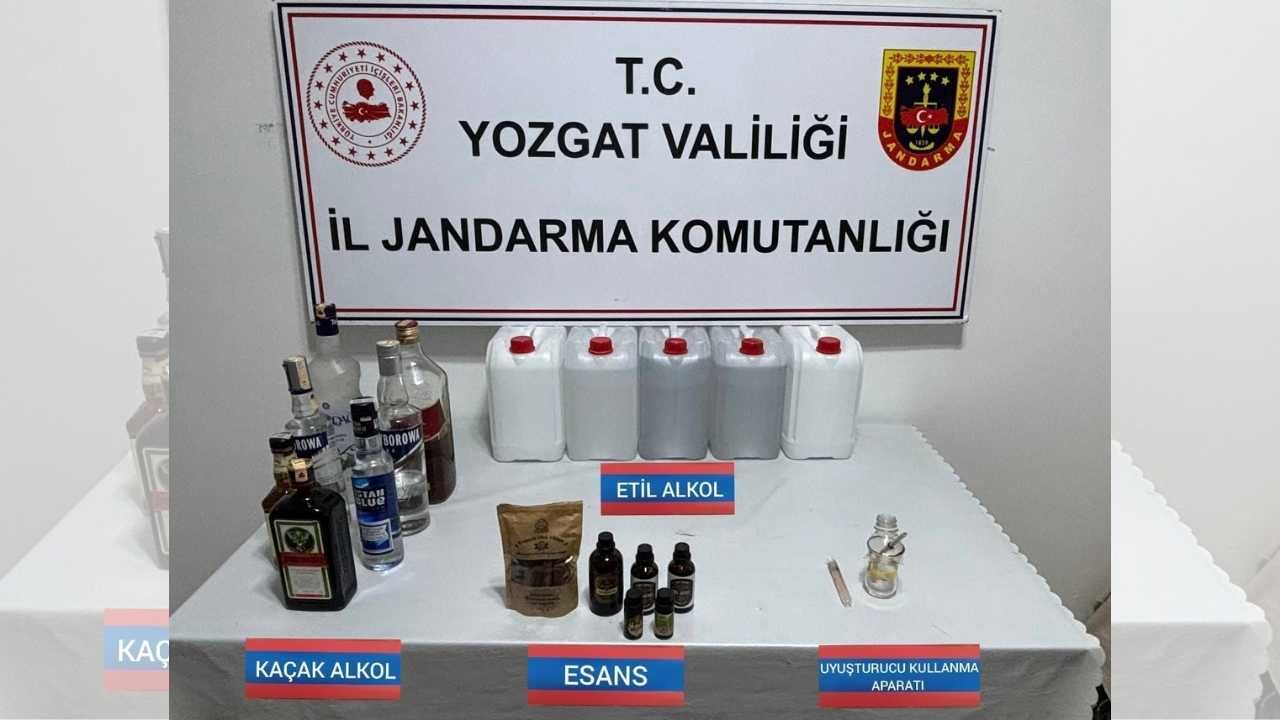Yozgat Jandarmasından Nokta Operasyon Daireden Çıkanlar Şaşırttı! (2)