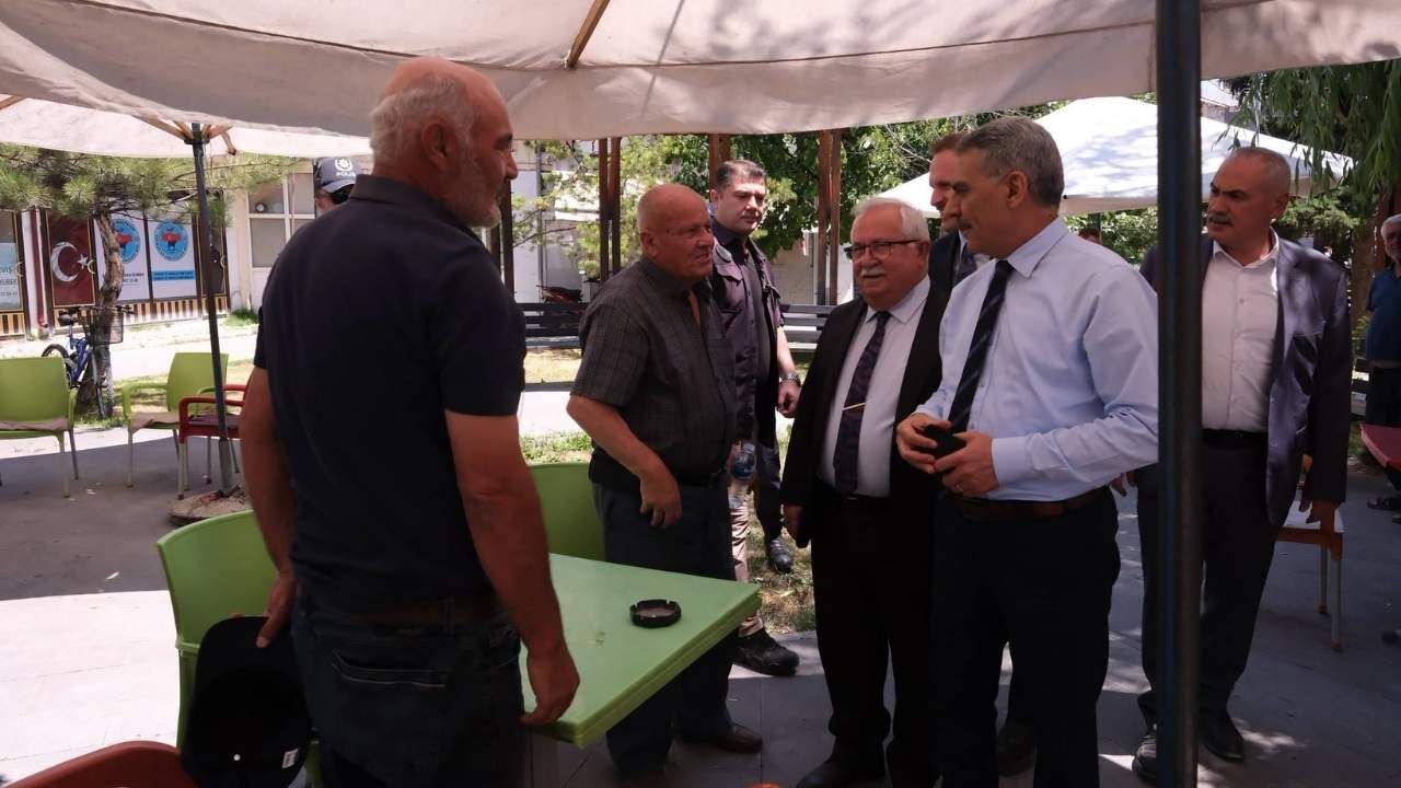 Yozgat Valisi Mehmet Ali Özkan Boğazlıyan'da Vatandaşlarla Buluştu