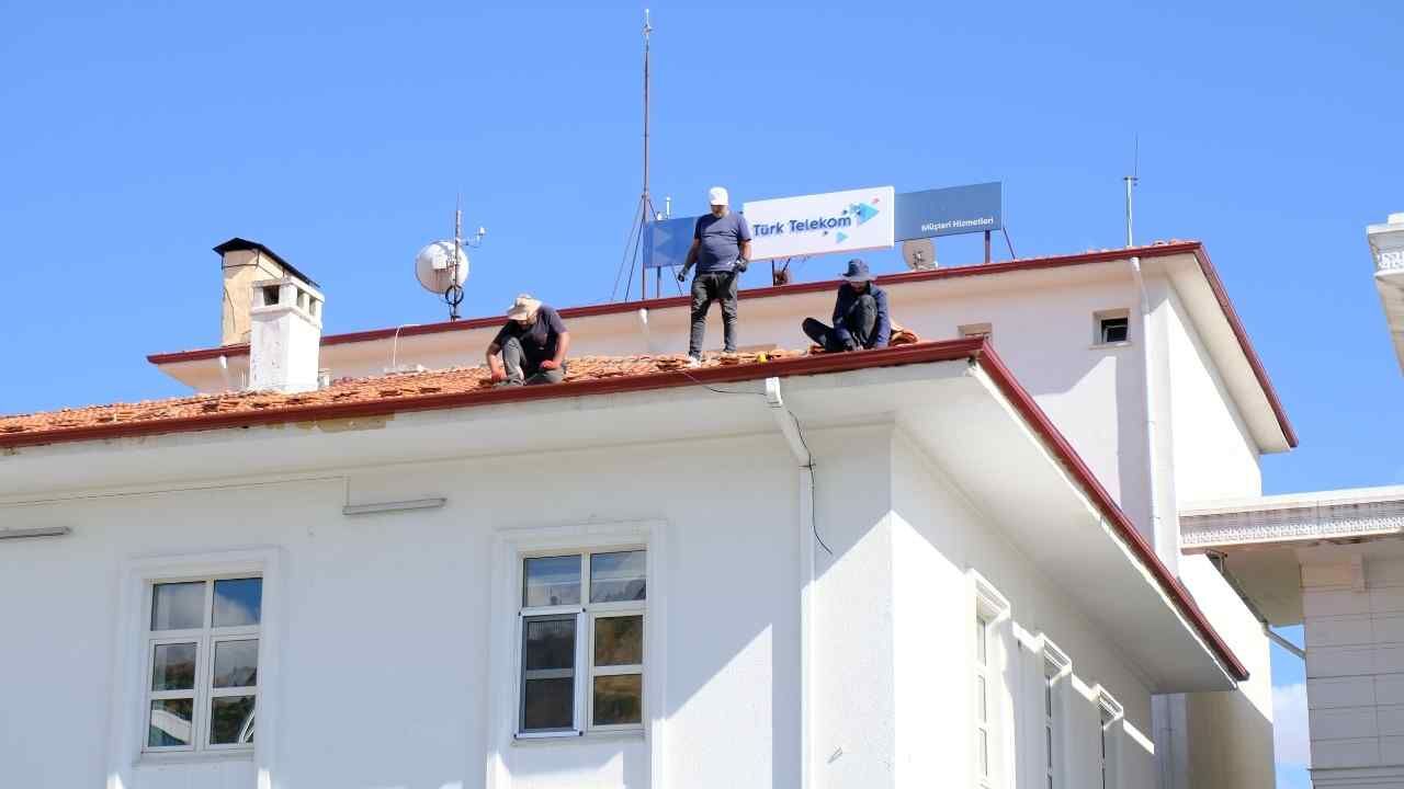 Yozgat'ın En İşlek Caddesinde Tehlikeli Çalışma Dikkat Çekti (5)