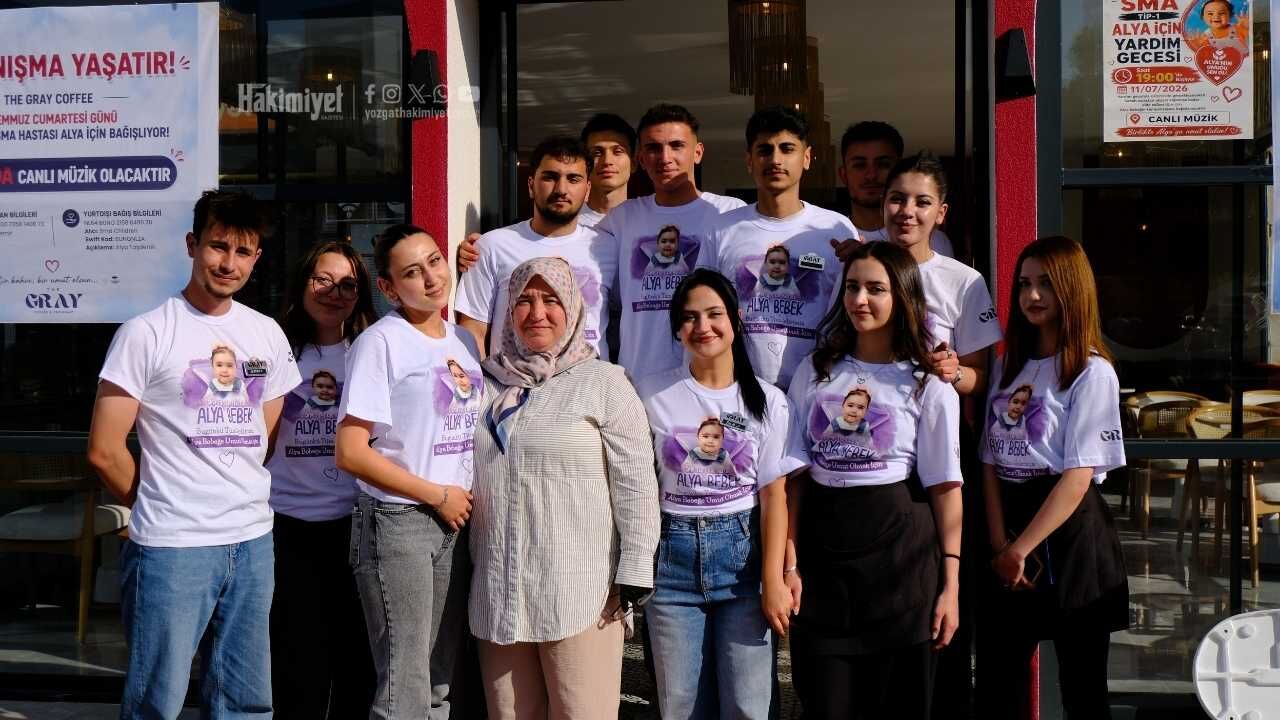 Yozgat'ta Alya Bebek İçin Büyük Dayanışma! The Gray Cafe'den Örnek Hareket (1)