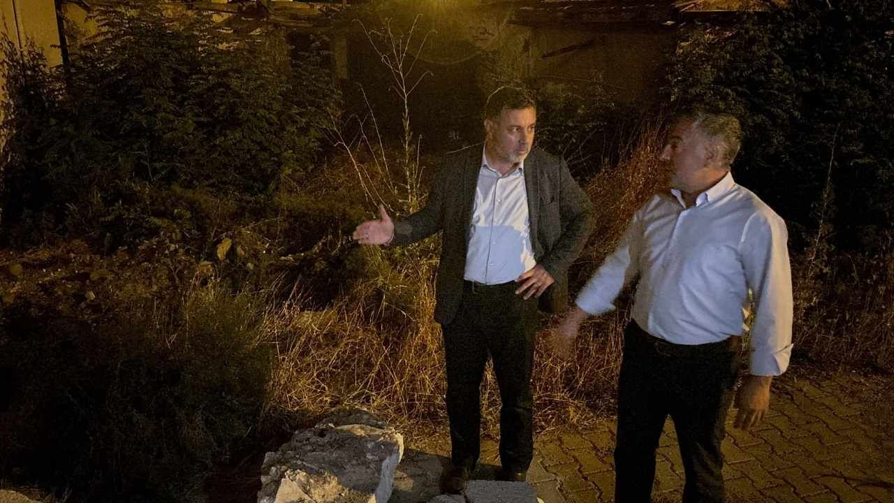 Yozgat'ta Başkan Gece Yarısı Sokağa İndi