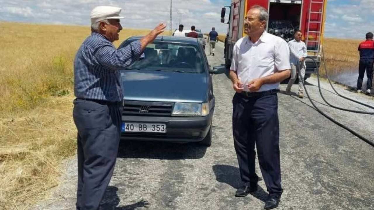 Yozgat'ta Bir İzmarit Ortalığı Alevlere Verdi!
