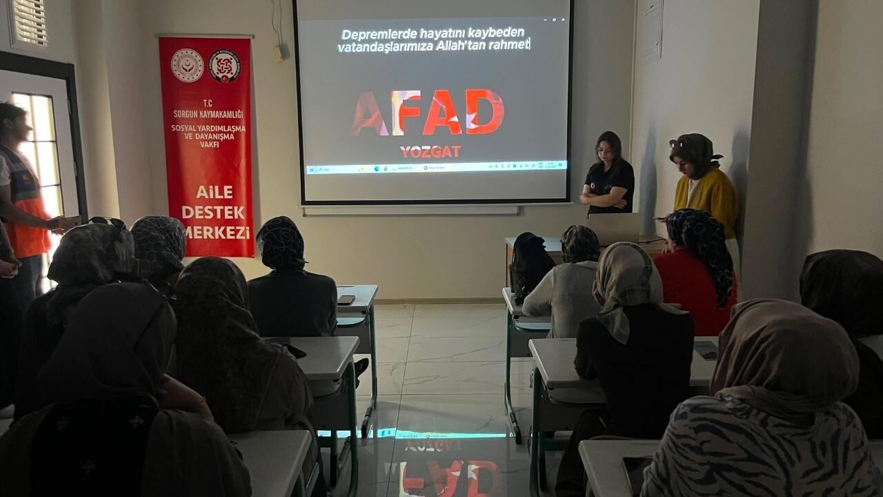 Yozgat'ta Doğal Afetler Karşı Bilgilendirme Devam Ediyor (1)