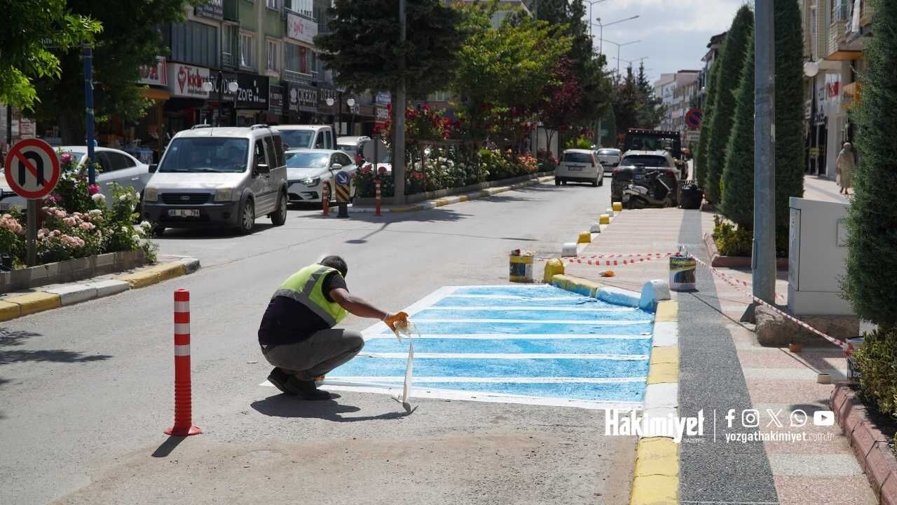 Yozgat'ta Motosiklet Kullananlara Müjde! Lise Caddesi'nde Artık Yerleri Hazır (5)
