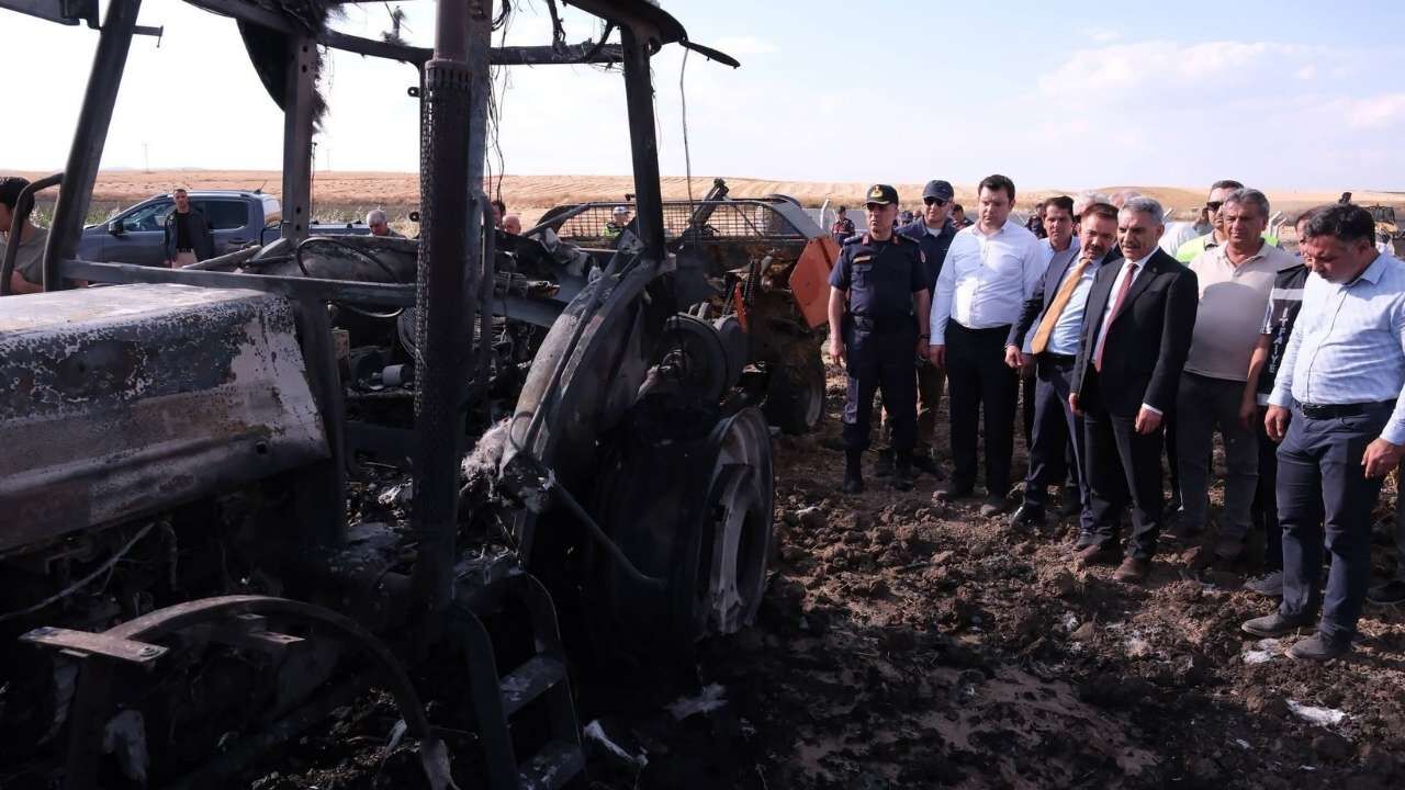Yozgat'ta Tarım Arazisinde Yangın Çıktı