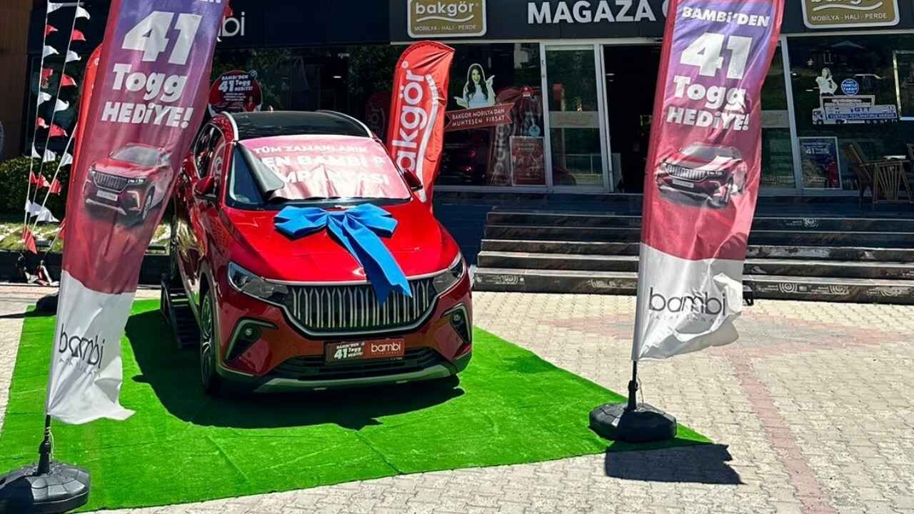 Yozgat'ta Togg Kazandıran Kampanya! Bakgör Mobilya'dan Büyük Sürpriz