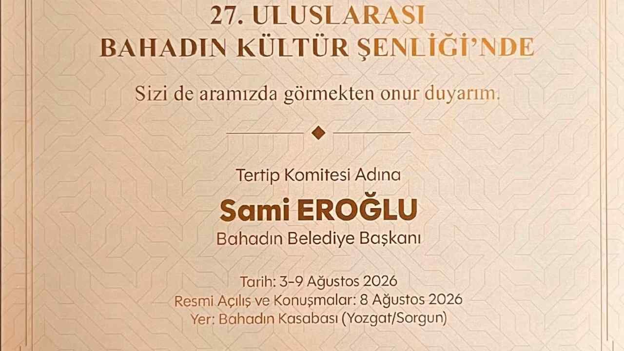 Bahadın Kültür Şenliği İçin Vali Özkan'a Davet (2)