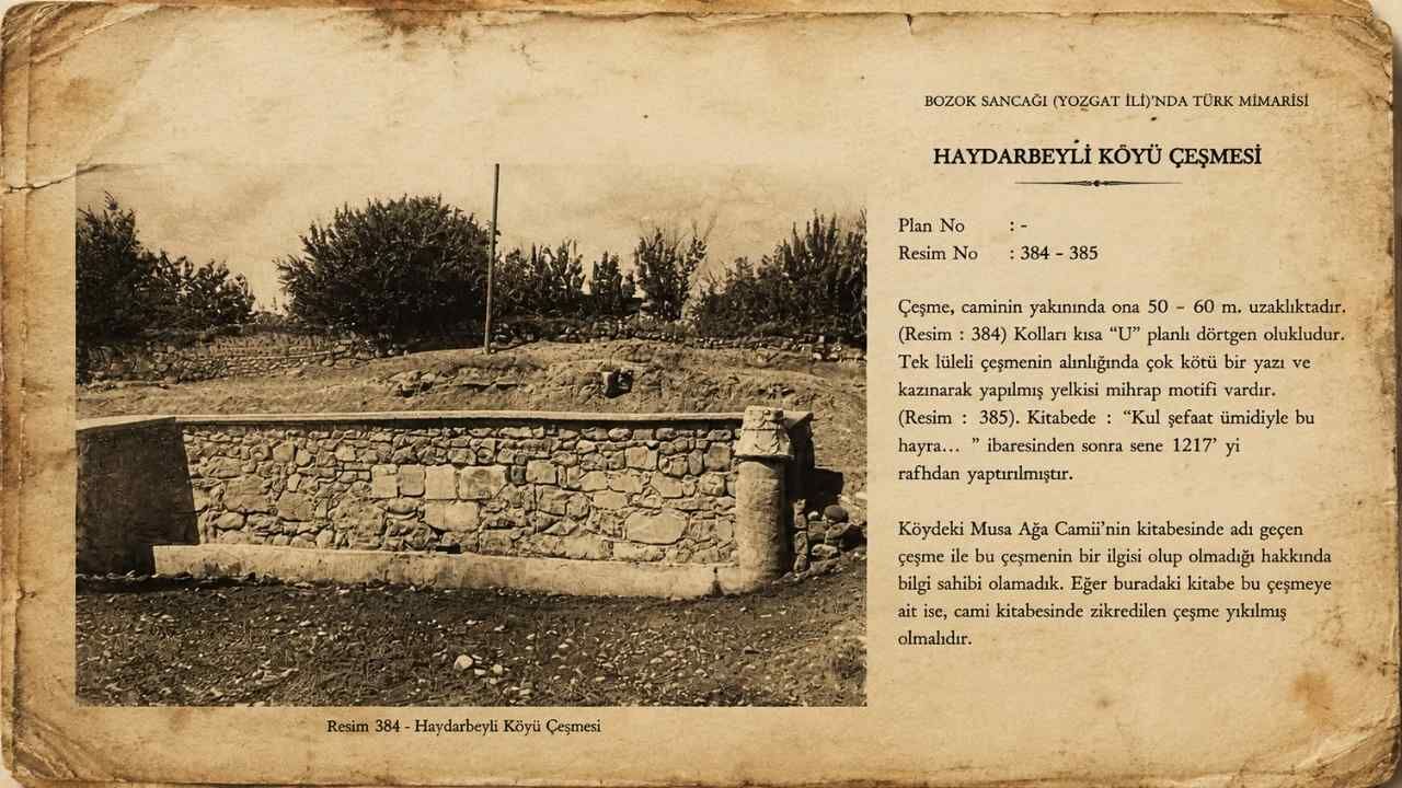 Haydarbeyli Köyü Çeşmesi Yüzyıllardır Ne Saklıyor